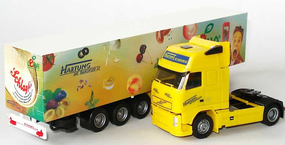 Foto 1:87 Volvo FH 12 Facelift Globetrotter XL Fv KükoSzg 2/3 Hartung Transporte, LEHA AMW/AWM 71905