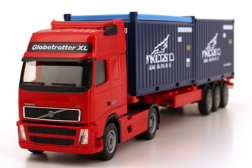 Foto 1:87 Volvo FH 16 620 Globetrotter XL Fv Cv 2x 20ft. Container-Szg 2/3 NYK Logistics herpa 154314