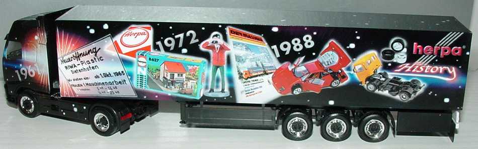 Foto 1:87 Volvo FH Facelift Globetrotter XL Fv Cv KoSzg 2/3 HCC-Truck 2003, Herpa History herpa 196932