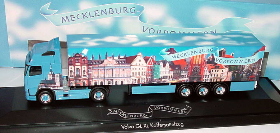 Foto 1:87 Volvo FH Facelift Globetrotter XL Fv Cv KoSzg 2/3 Mecklenburg Vorpommern herpa 120272