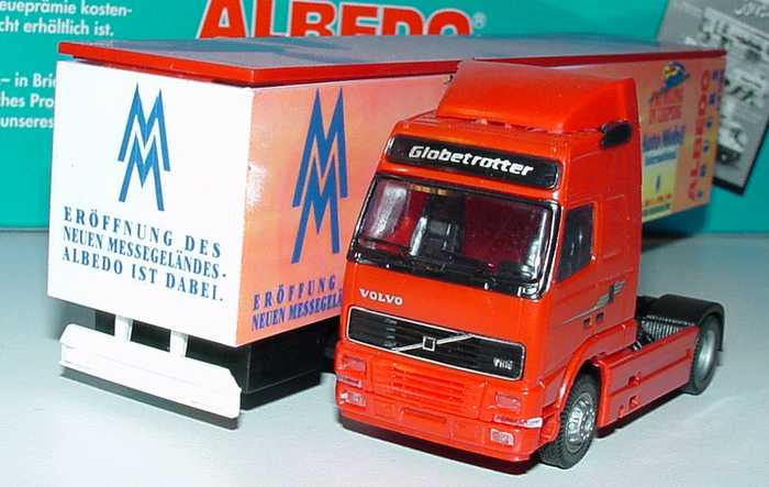 Foto 1:87 Volvo FH Globetrotter Fv Cv KoSzg 2/3 Eröffnung des neuen Messegeländes - AutoMobil 1996 Leipzig Albedo
