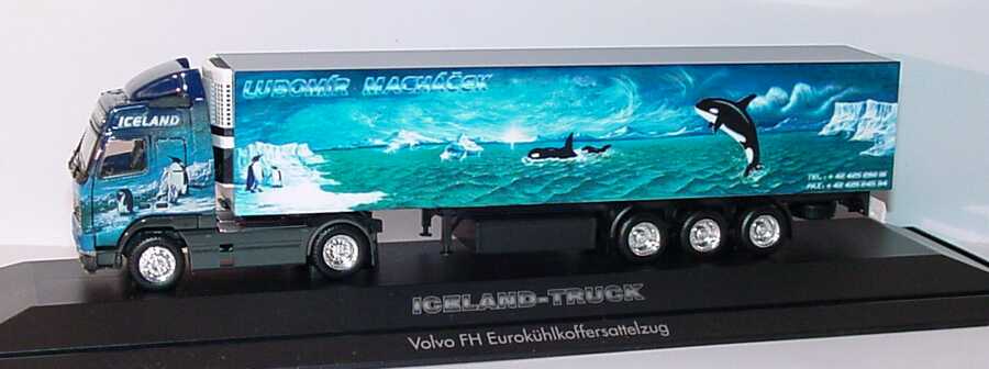 Foto 1:87 Volvo FH Globetrotter Fv Cv KükoSzg 2/3 Lubomir Machacek, Iceland-Truck herpa 186704