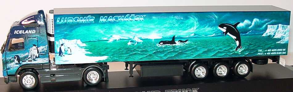 Foto 1:87 Volvo FH Globetrotter Fv Cv KükoSzg 2/3 Lubomir Machacek, Iceland-Truck herpa 186704