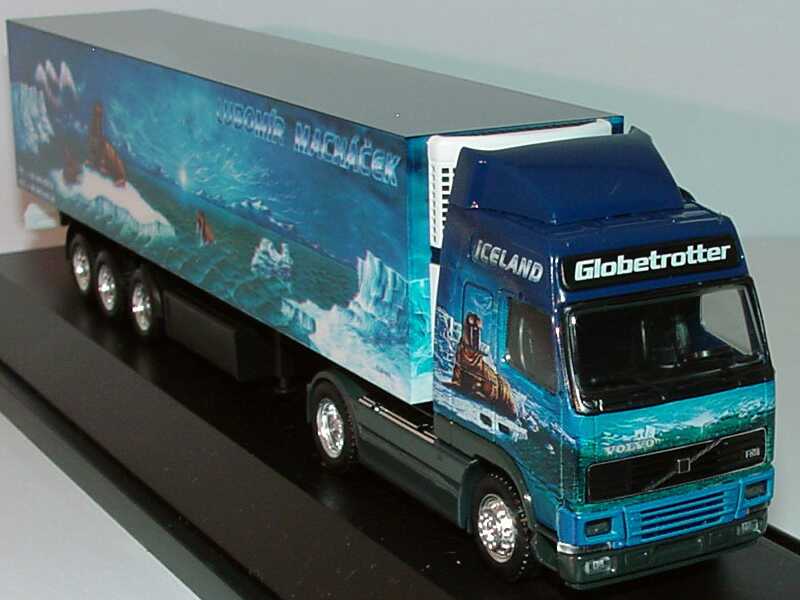 Foto 1:87 Volvo FH Globetrotter Fv Cv KükoSzg 2/3 Lubomir Machacek, Iceland-Truck herpa 186704