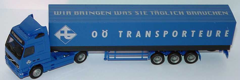 Foto 1:87 Volvo FH Globetrotter Fv Cv PPSzg 2/3 OÖ Transporteure - Wir bringen was Sie täglich brauchen herpa 183116