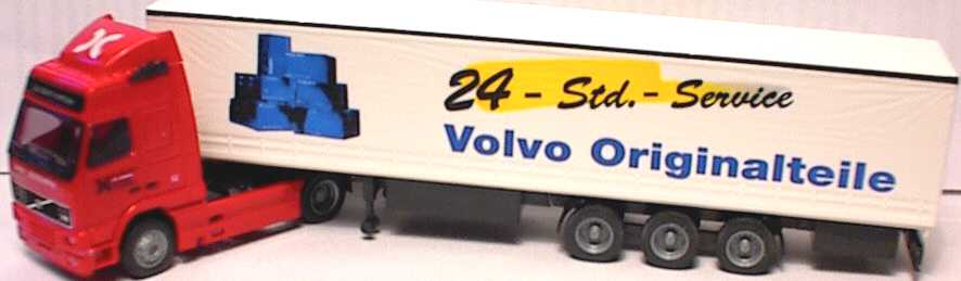 Foto 1:87 Volvo FH Globetrotter Fv Cv SchiebeplandenSzg 2/3 Wim Bosman, Volvo Originalteile Albedo