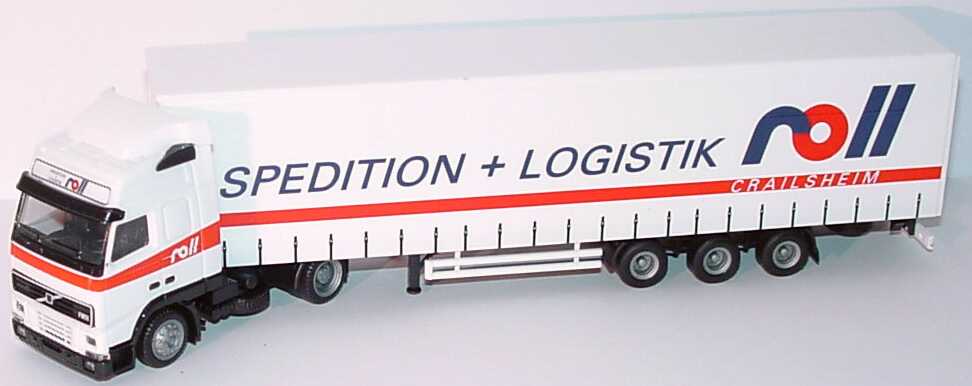 Foto 1:87 Volvo FH Globetrotter Fv LowlinerGPSzg 2/3 Spedition + LogistikRoll, Crailsheim herpa 147583