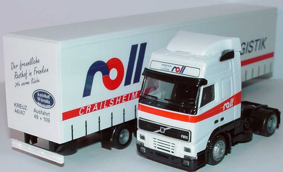 Foto 1:87 Volvo FH Globetrotter Fv LowlinerGPSzg 2/3 Spedition + LogistikRoll, Crailsheim herpa 147583