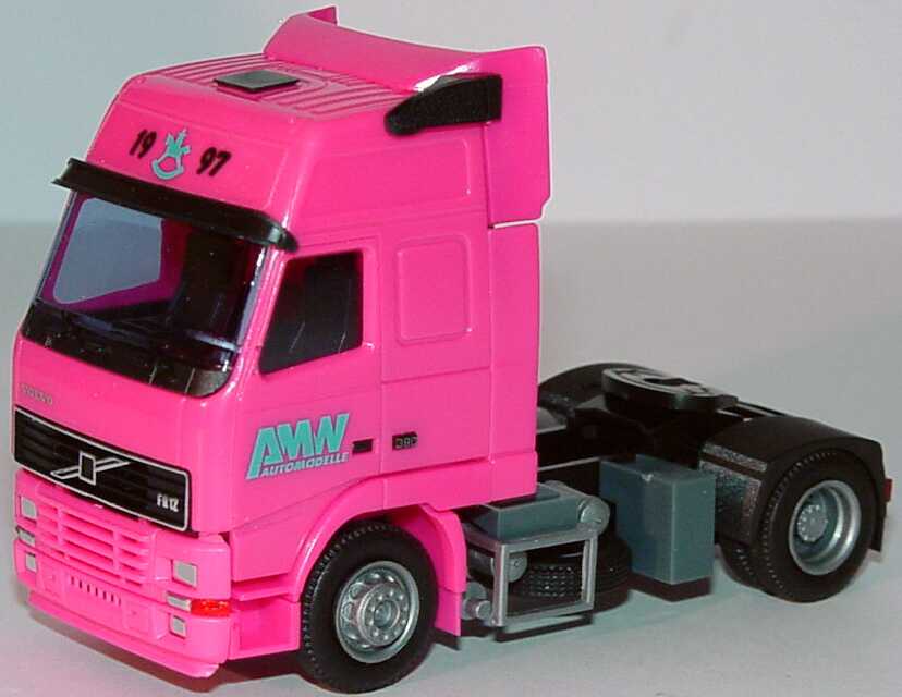 Foto 1:87 Volvo FH Globetrotter XL Fv 2a Szgm Spielwarenmesse 1997 pink AMW/AWM 50491-3