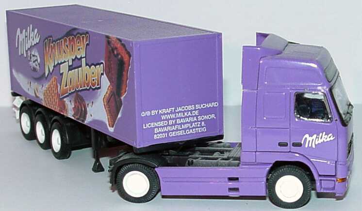 Foto 1:87 Volvo FH Globetrotter XL Fv Cv 30CoSzg 2/3 Milka Knusper Zauber Albedo 320112