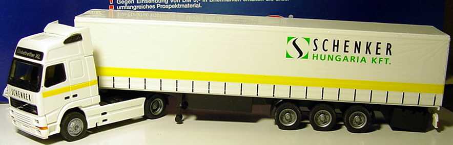Foto 1:87 Volvo FH Globetrotter XL Fv Cv GpSzg 2/3 Schenker Hungaria Kft. Albedo 320071