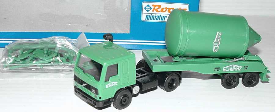 Foto 1:87 Volvo FL10 Umsetz-SiloSzg 2/2 Schwarzbau Roco 1561