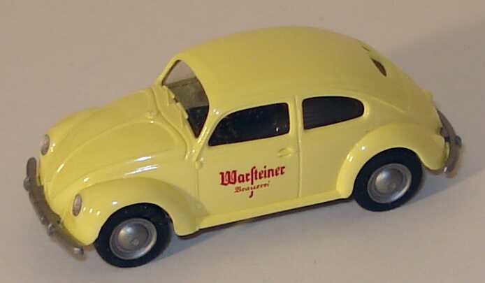 Foto 1:87 Warsteiner Historical Motoring 2. Modell-Edition (VW Brezel-Käfer + Hanomag Kurier Getränkewagen + Mercedes  LP321 2a PP-Lkw in Videohülle) Wiking 3289