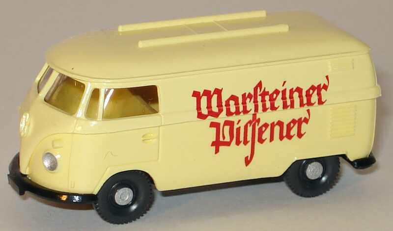 Foto 1:87 Warsteiner Historical Motoring 3. Modell-Edition (VW T1 + T2 + T3 + T4 Kasten in Videohülle) Wiking 3289