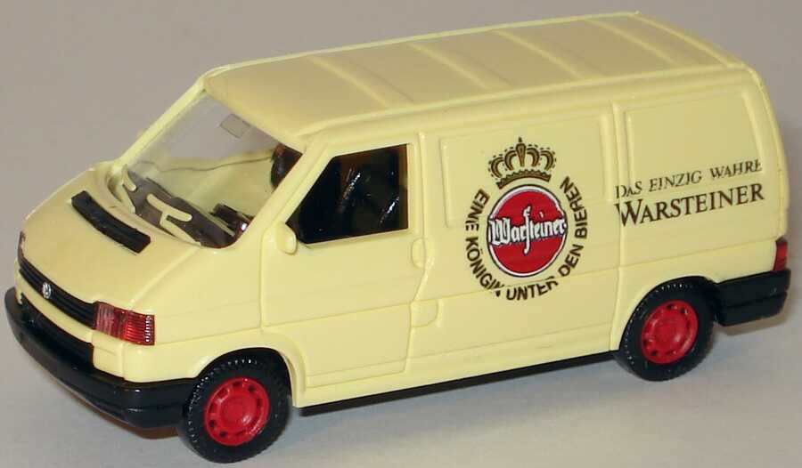Foto 1:87 Warsteiner Historical Motoring 3. Modell-Edition (VW T1 + T2 + T3 + T4 Kasten in Videohülle) Wiking 3289
