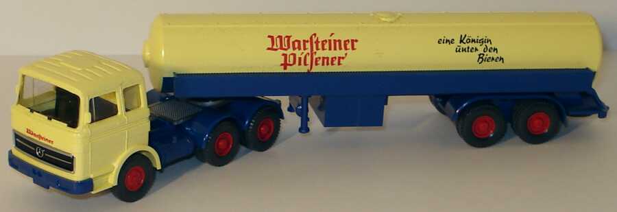 Foto 1:87 Warsteiner Historical Motoring 6. Modell-Edition (Mercedes-Benz LP 2223 TankSzg + Unimog 411 mit Anhänger) Wiking 3676