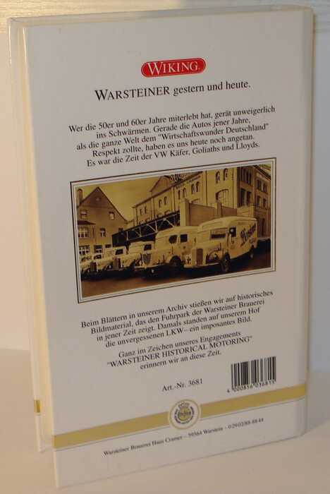 Foto 1:87 Warsteiner Historical Motoring 7. Modell-Edition (Mercedes-Benz LP 813 + 814 + Atego 2a Koffer-Lkw in Videohülle) Wiking 3681