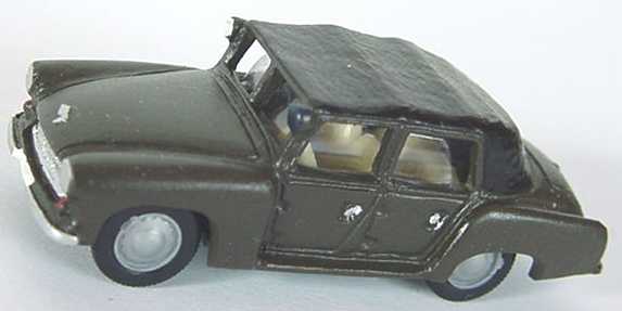 Foto 1:87 Wartburg 311 Einsatz-Limousine 1959 Militär Artapo 023b