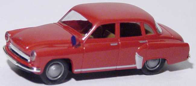Foto 1:87 Wartburg 311 Feuerwehr Kommandowagen Brekina 27018