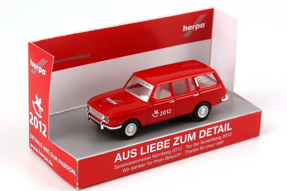 1:87 Wartburg 353 Tourist (Kombi) "29. Herpa IAA 2012 - Aus Liebe zum Detail" 