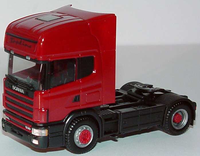 Foto 1:87 Zugmaschinen-Edition Scania (Scania 142 orange + Scania 143 Streamline rot + Scania 144 Topline weinrot) herpa 186186