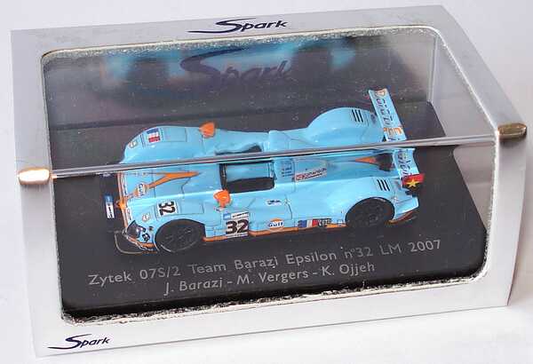 Foto 1:87 Zytek 07S/2 LeMans 2007 Team Barazi Epsilon Gulf Nr.32, Barazi / Vergers / Ojjeh Spark 87S027