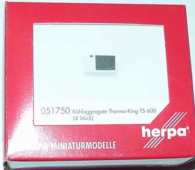 Foto 1:87 herpa Kühlaggregate Thermo-King TS-600 (4 Stück) weiß herpa 051750