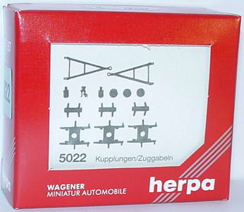 Foto 1:87 herpa LKW-Kupplungen und Zuggabeln herpa 5022