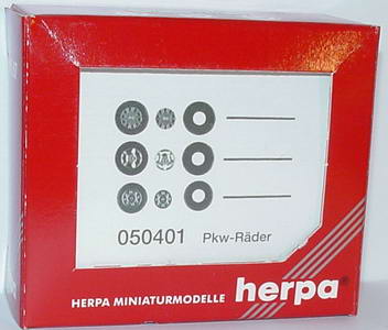 Foto 1:87 herpa Pkw-Räder (für 12 Achsen) herpa 050401