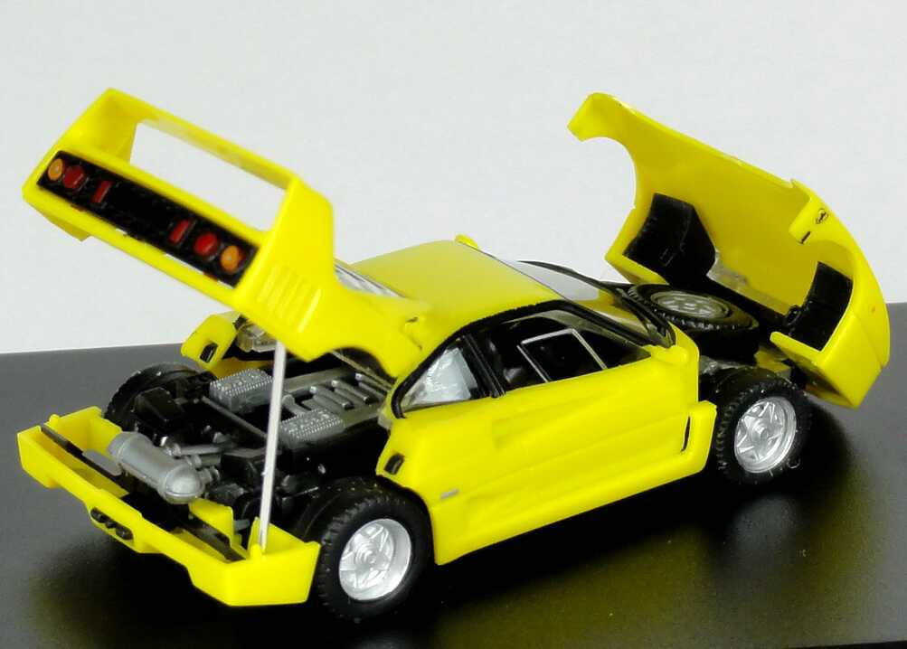 Foto 1:87 ...piccolo grande amore (Fiat Cinquecento rot + Ferrari F40 gelb) herpa 100632