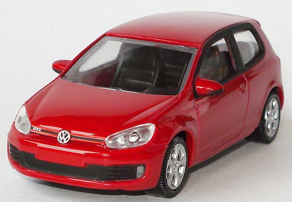 Foto 3Inch 1:57 VW Golf VI GTI 3türig tornadorot Werbemodell Norev 5K3099305