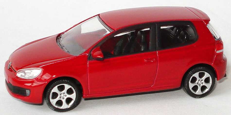Foto 3Inch 1:57 VW Golf VI GTI 3türig tornadorot Werbemodell Norev 5K3099305