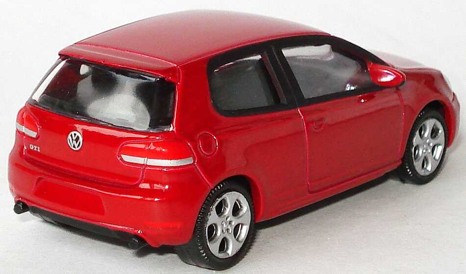 Foto 3Inch 1:57 VW Golf VI GTI 3türig tornadorot Werbemodell Norev 5K3099305